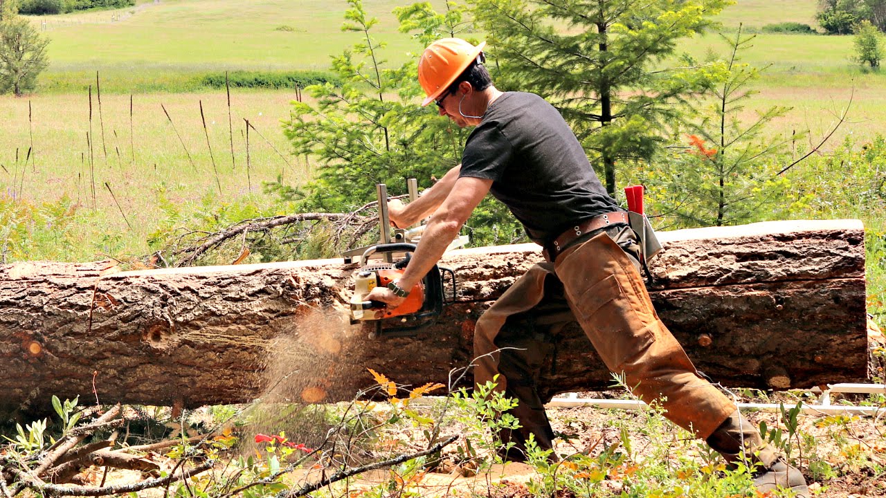 Learn How to Use a Chainsaw Mill (ft. Wranglerstar)