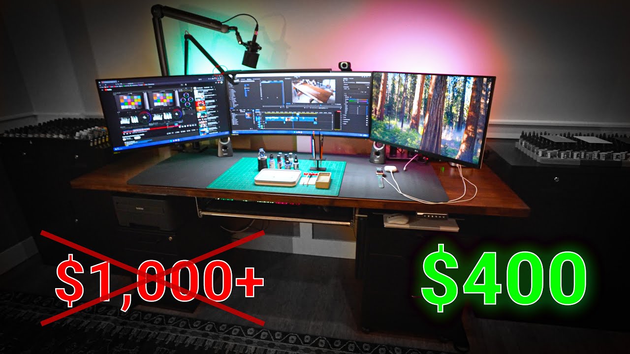 Boy Math Proven: DIY Solid Wood Adjustable Desk for Just $400!