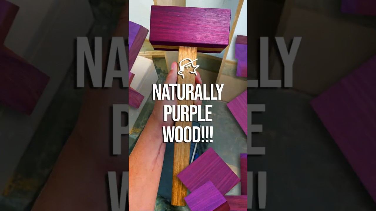 PURPLE HEART: 🪵💜 Naturally Purple Wood?"🟣
