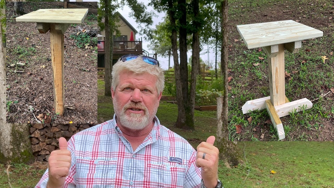 How to make an outdoor drink table