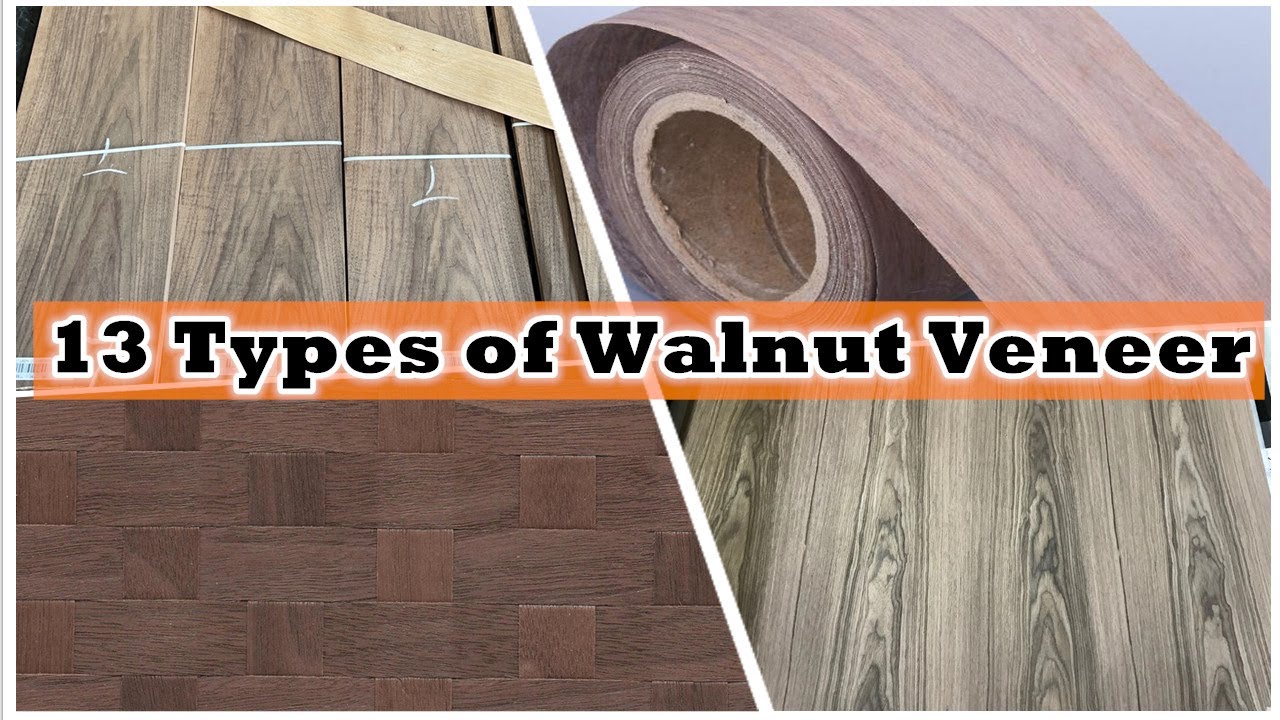13 types of Walnut Veneer Sheets and Rolls | American Black Walnut & Reconstituted Walnut Veneer