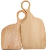 2-Piece Nesting Wood Cutting Board Set