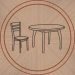 Table and chair icon
