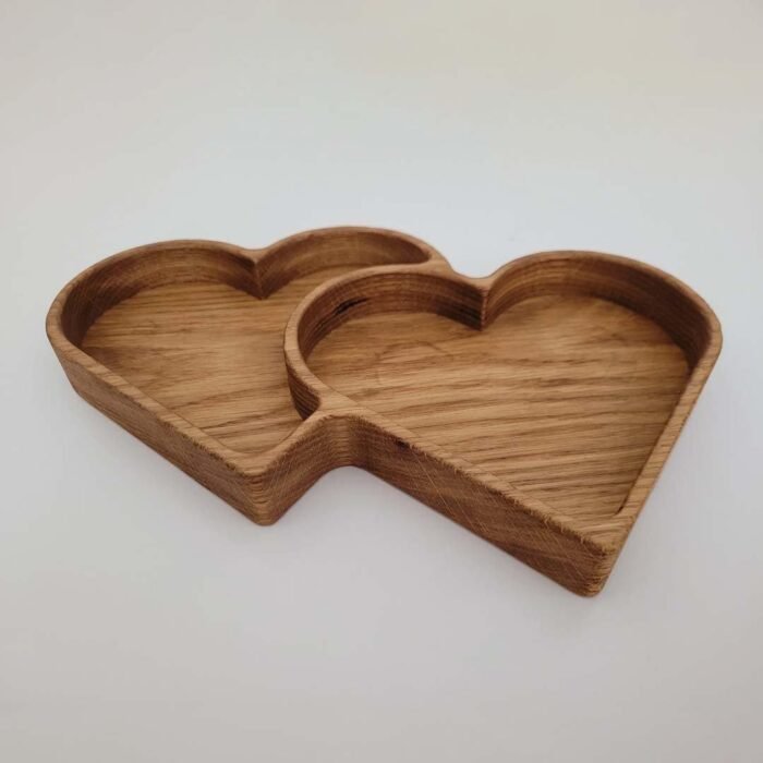 double heart tray for accessories 163488