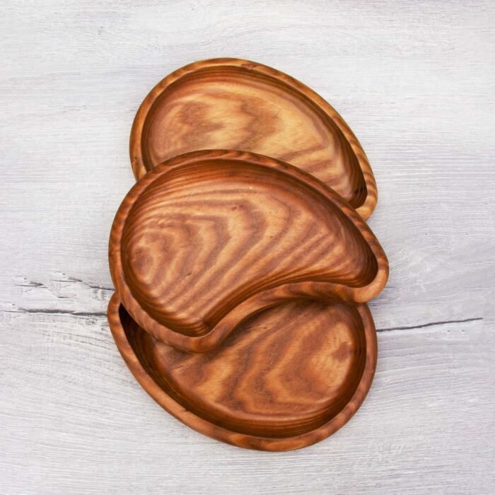 fan shape wooden tray 831697