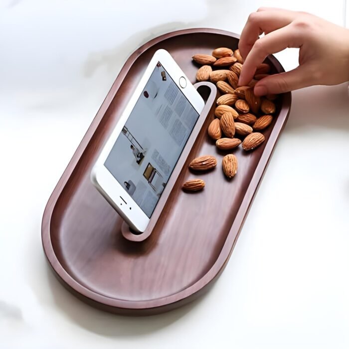 Tray with Cellphone Holder