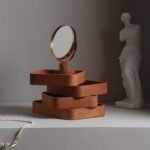 Jewelry Box Rotatable With Mirror - glamorwood