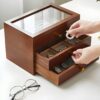 Wooden Jewelry Box With Drawers - glamorwood