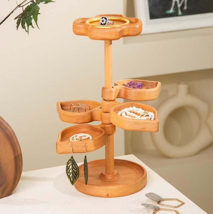 solid wood jewelry stand 451220