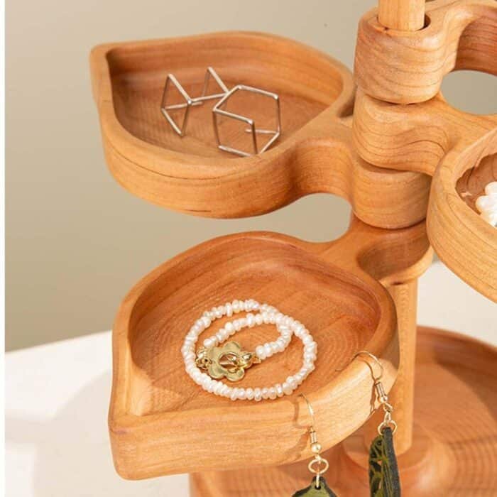 solid wood jewelry stand 540359