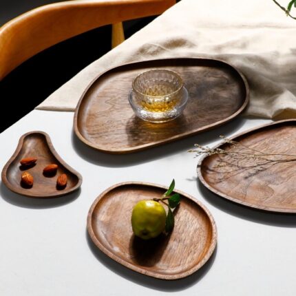 unique wooden trays set 283104