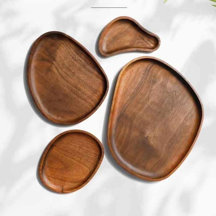 unique wooden trays set 615671