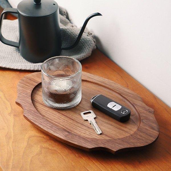 wood tray with carved edges 357324