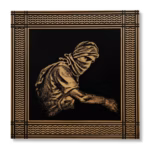 Yahya Sinwar - Palestinian Keffiyeh Cultural Wood Wall Art