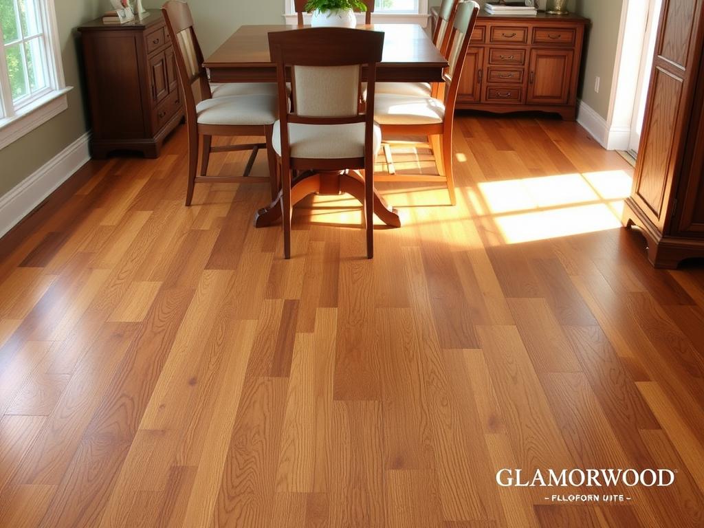 hickory flooring and furniture