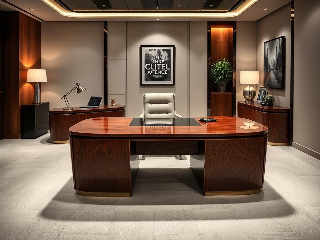 prestigious office furniture exclusive cocobolo desk