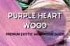 purple heart wood