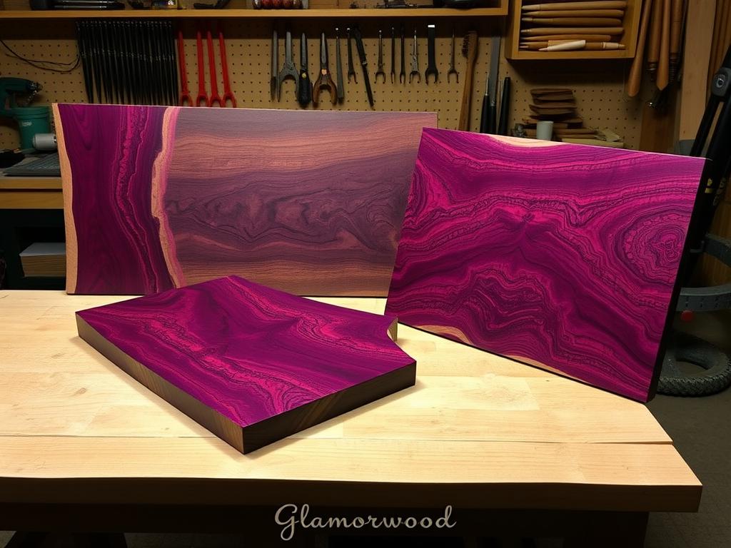 purpleheart wood projects