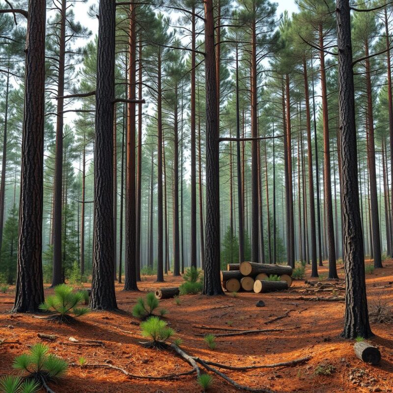 environmental impact of pinon wood harvesting