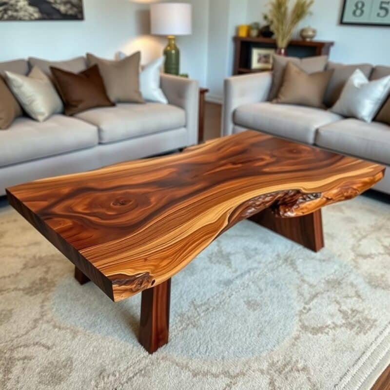 live edge coffee tables