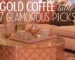 gold coffee table
