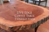 live edge coffee table
