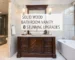 solid wood bathroom vanity