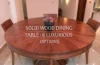 solid wood dining table