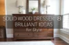 solid wood dresser