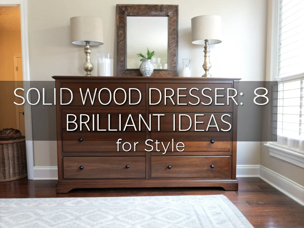 solid wood dresser