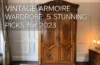 vintage armoire wardrobe