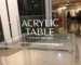 acrylic table