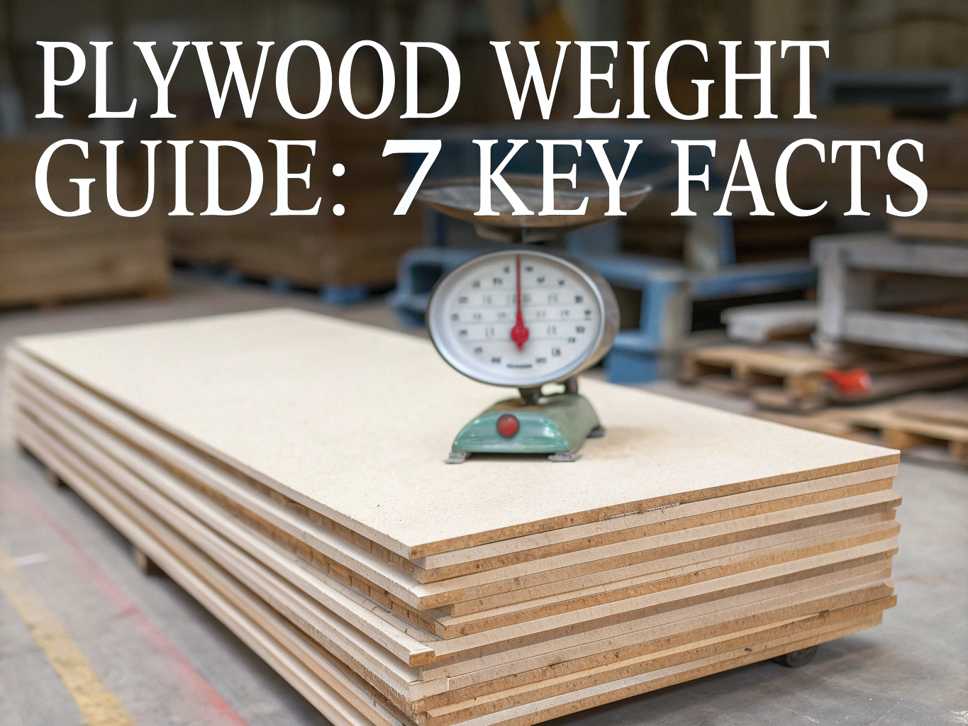 plywood weight