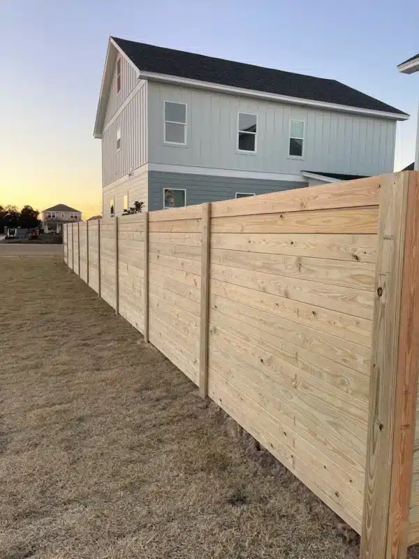 Horizontal Wood Fences