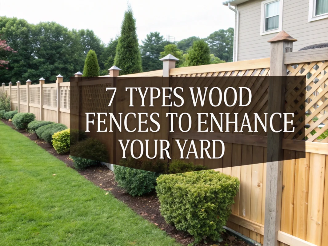 types of wood fences