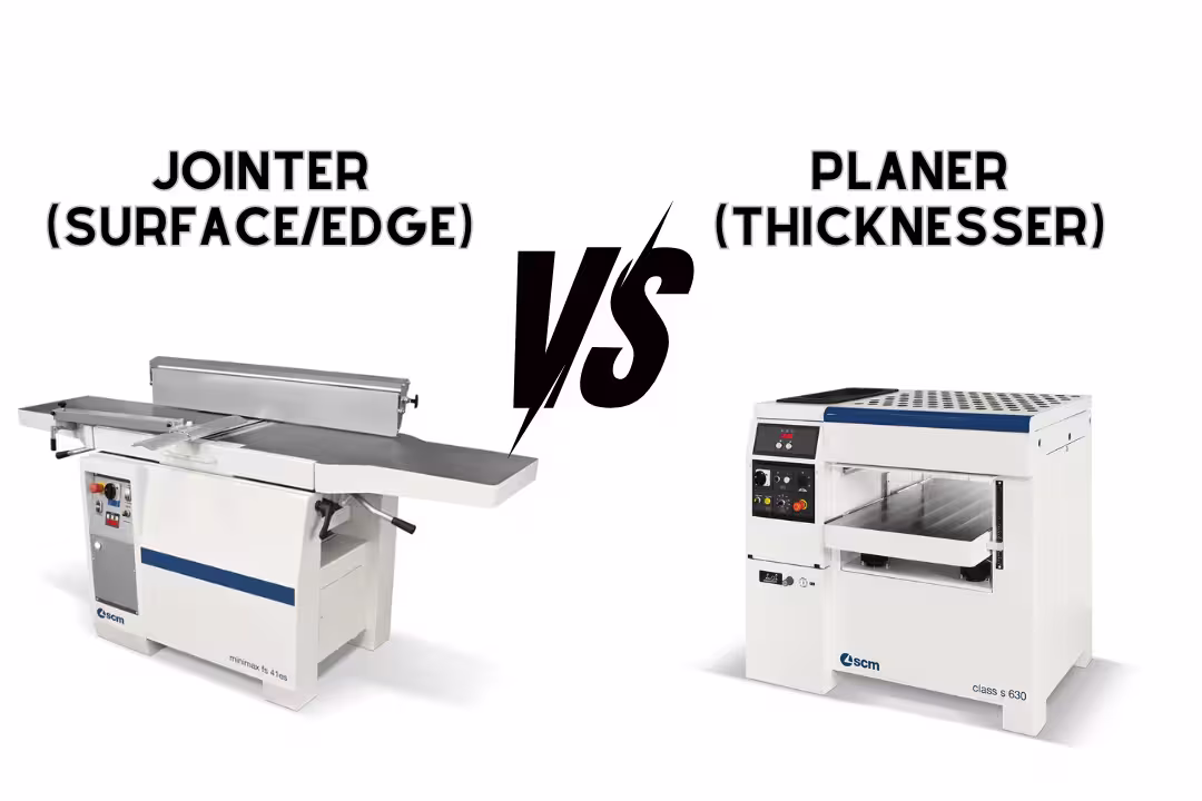 Jointer vs planer