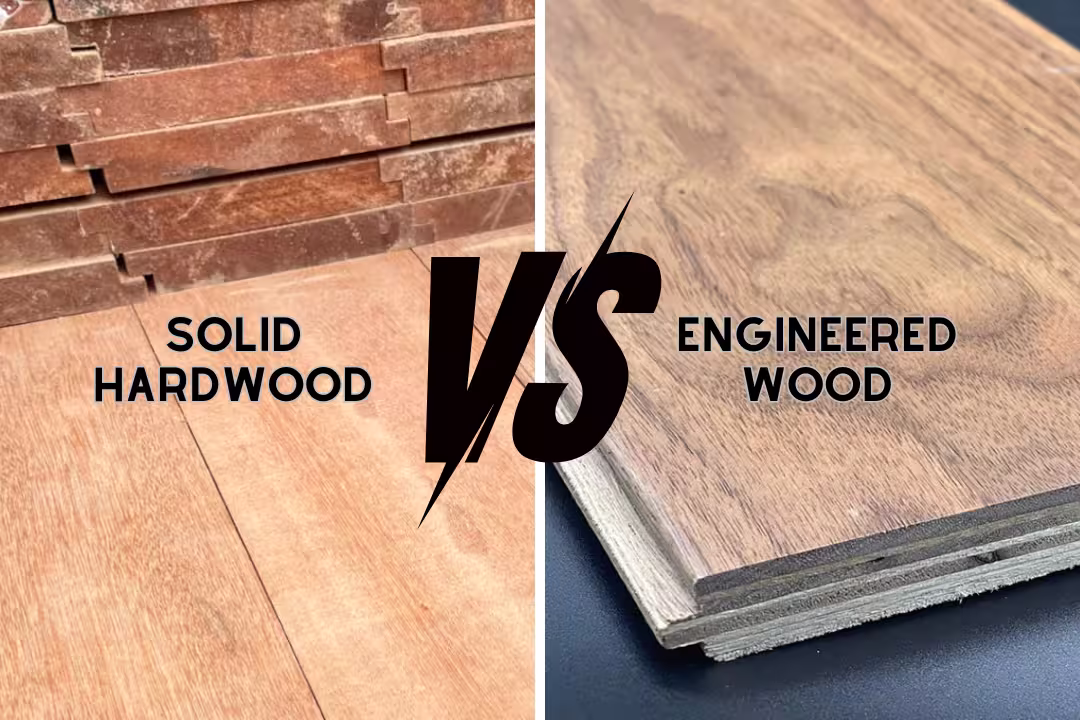 Comparison of solid and engineered wood