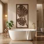 ⁦Monstera Duo – Nature Wood Wall Art⁩ - الصورة ⁦2⁩